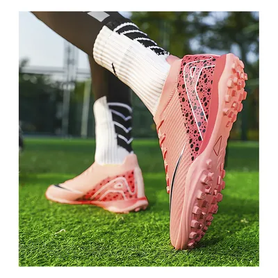 Футбольні сороконіжки Tezaz Soft Ground рожевий — фото 2