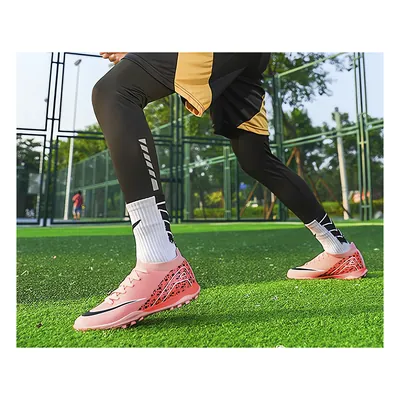 Футбольні сороконіжки Tezaz Soft Ground рожевий — фото 6